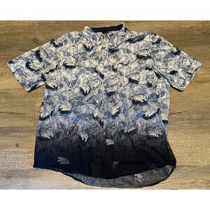Star Wars Button Up AOP Men's Millennium Falcon Hawaiian Shirt Beach Blue -READ